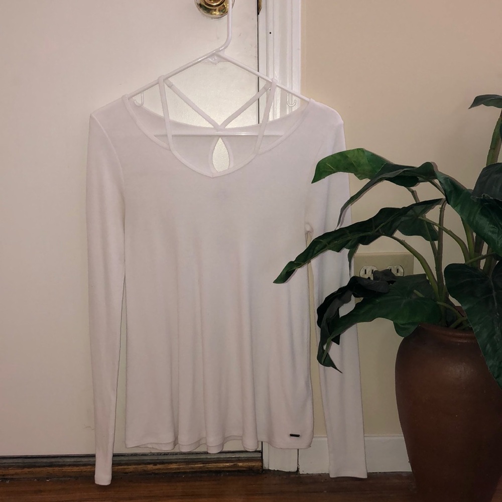 White Hollister size small shirt